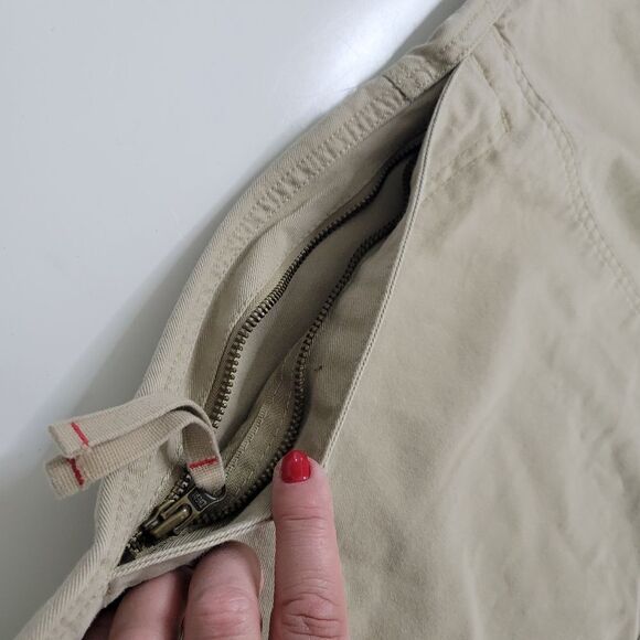 NEW 30 EXPRESS MEN'S CARGO OUTDOOR LONGBOARD SHORTS NEUTRAL KHAKI TAN NWT - Picture 7 of 9